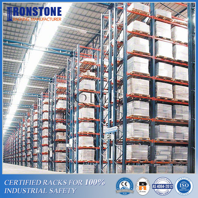 Sistema de acero selectivo industrial modificado para requisitos particulares del estante de la plataforma del almacenamiento de Warehouse