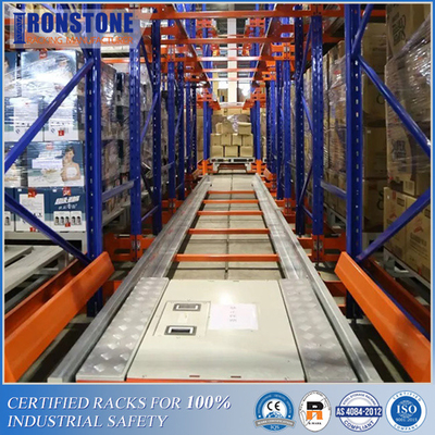 Estante de alta densidad de la lanzadera de la radio del almacenamiento de Warehouse automático