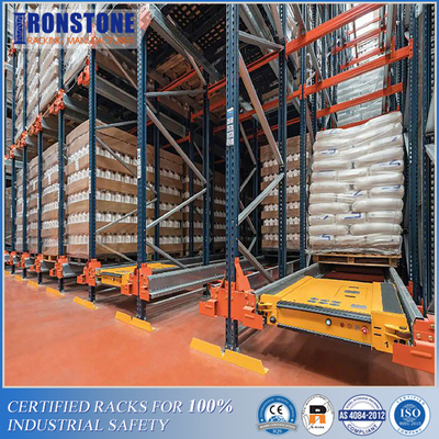 Estante de alta densidad de la lanzadera de la radio del almacenamiento de Warehouse automático