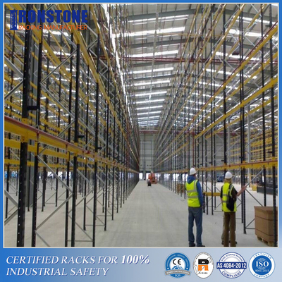 Estante de acero en forma de lágrima para trabajo pesado de alta capacidad para almacenamiento industrial