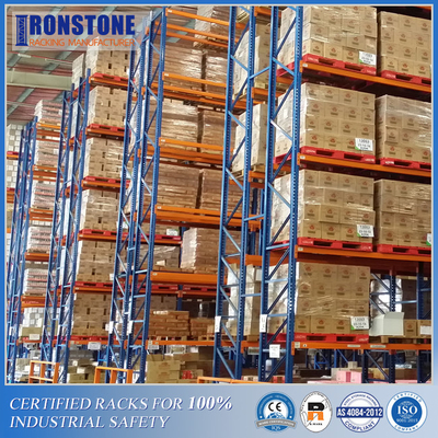 Sistema de estanterías para paletas de almacén 100% selectivo