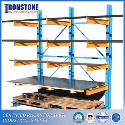 Estante voladizo diseñado profesional del metal con la estructura durable para los cargces Impar-formados