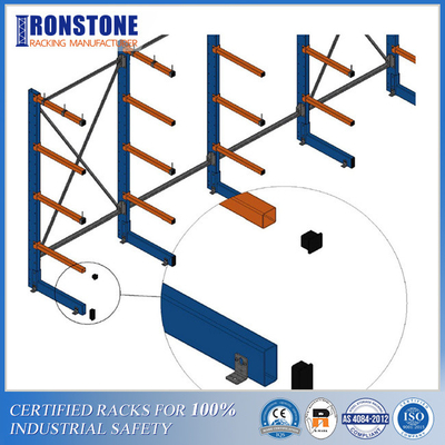 Sistema extensible flexible del tormento del voladizo para el almacenamiento vertical de Warehouse