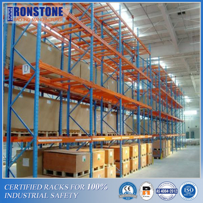 Barra de ayuda de estante de la plataforma del metal de Warehouse para el almacenamiento del sistema del tormento de la plataforma