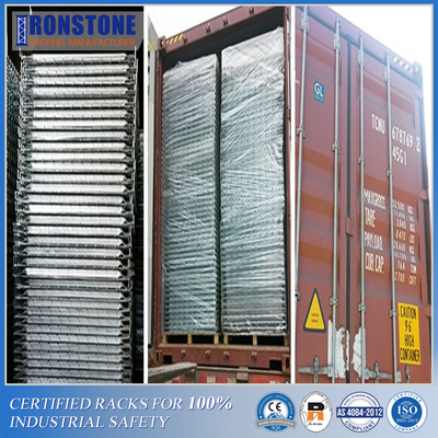 Estantería del estante de la plataforma de Warehouse con el alambre galvanizado Mesh Decks For Storage