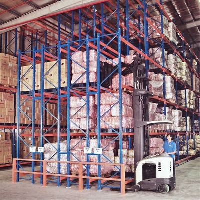 Tormento profundo doble durable de la plataforma para el almacenamiento industrial de alta densidad
